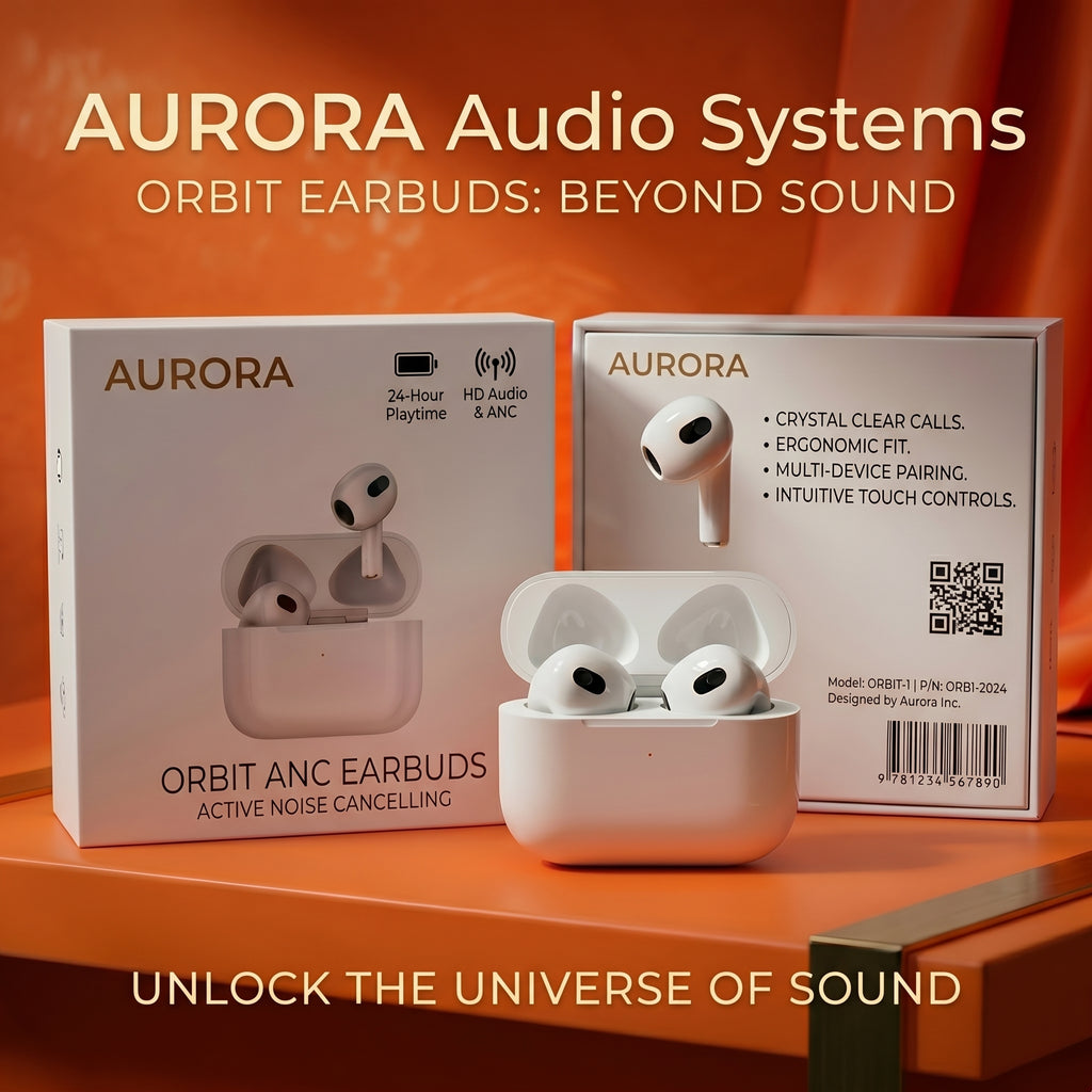 VEN-DENS UK Original 3rd Gen True Wireless Earbuds – Stereo Sound, Wireless V5.4 & Long Battery Life