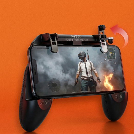 Puge Game Mobile Stand W10 – Adjustable Desktop Phone Holder for Gaming and Streaming